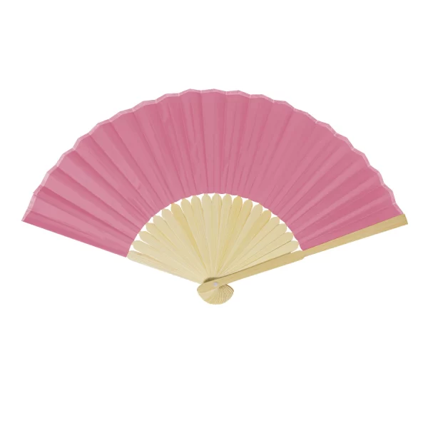Ventaglio In Bambù Rosa