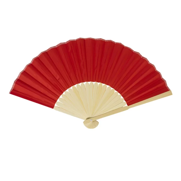 Ventaglio In Bambù Rosso