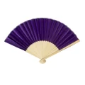 Ventaglio In Bambù Viola