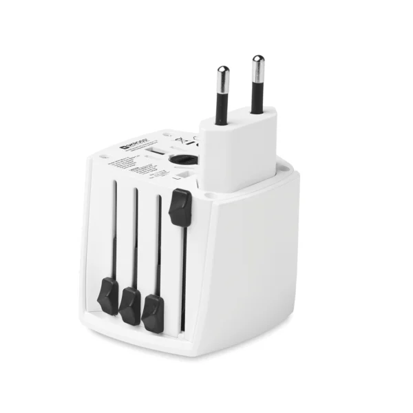 Adattatore universale Traveller gadget personalizzato