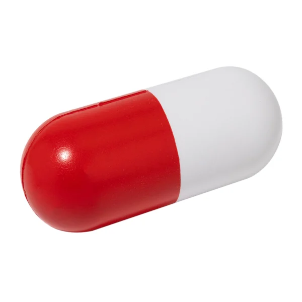 Antistress Pillola Personalizzato Rosso
