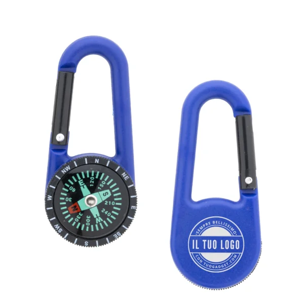 Bussola con moschettone Scout gadget personalizzato