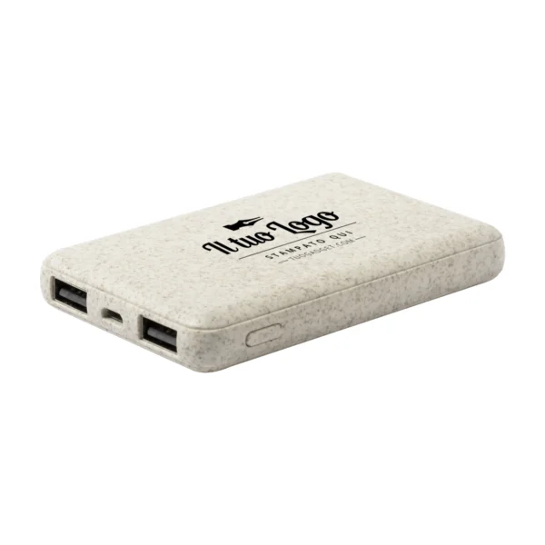 Caricatore ecologico Wheat 5000 mAh gadget personalizzato