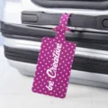 Etichetta Bagaglio Con Logo Dettaglio