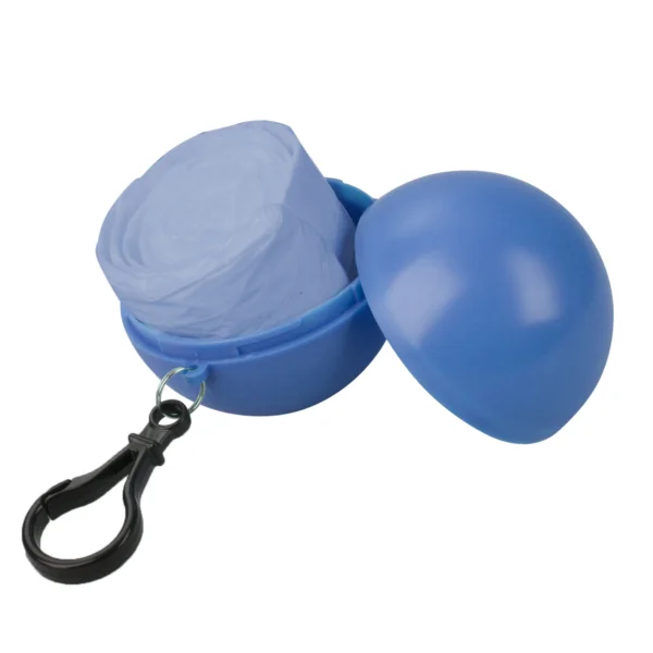 Mantelle Da Pioggia Con Logo Blu Aperto