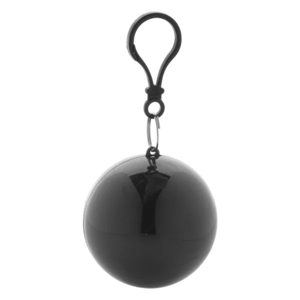 Mantelle Da Pioggia Con Logo Nero Portachiavi