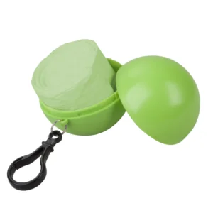 Mantelle Da Pioggia Con Logo Verde Aperto