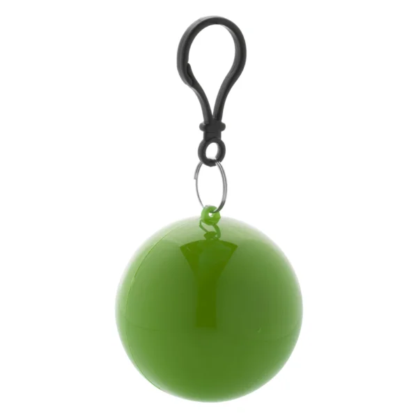 Mantelle Da Pioggia Con Logo Verde Portachiavi