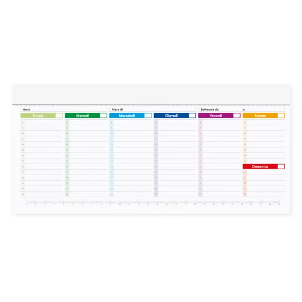 Planner Settimanale Line gadget personalizzato