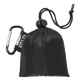 Poncho Riciclato Personalizzato Nero