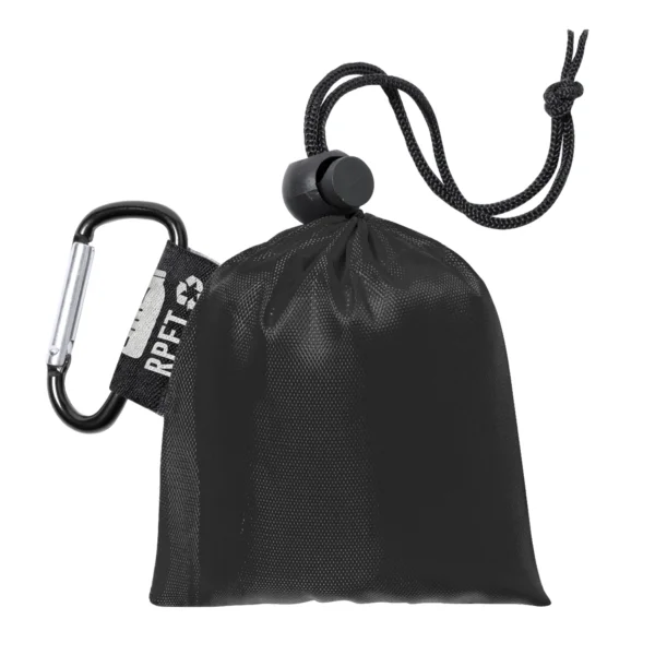Poncho Riciclato Personalizzato Nero