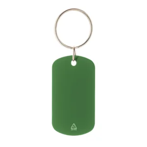 Portachiavi Alluminio Personalizzato Verde