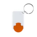 Portachiavi Gettone Personalizzato Arancione