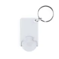 Portachiavi Gettone Personalizzato Bianco