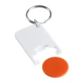 Portachiavi Gettone Personalizzato Moneta Arancione