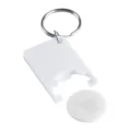 Portachiavi Gettone Personalizzato Moneta Bianco