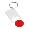 Portachiavi Gettone Personalizzato Moneta Rosso
