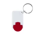 Portachiavi Gettone Personalizzato Rosso