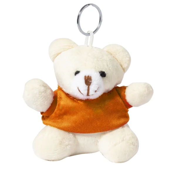 Portachiavi Peluche Personalizzati Arancione