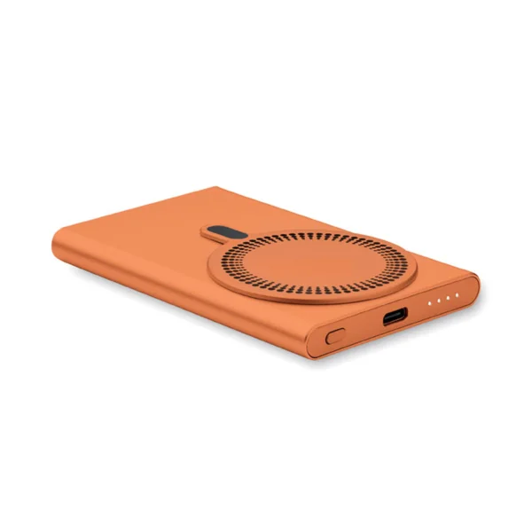 Power Bank Alluminio Arancione