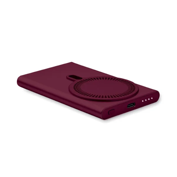 Power Bank Alluminio Bordeaux
