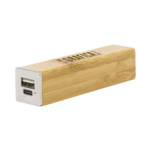 Power Bank Legno Logo