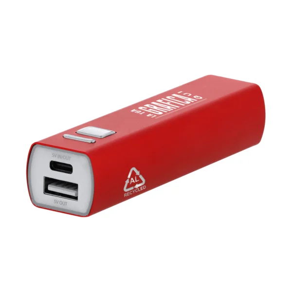 Power bank personalizzabile Cube 2600 mAh gadget personalizzato