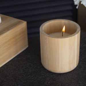 Candele Bambù Dettaglio