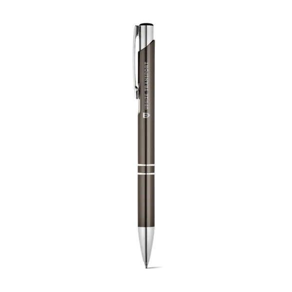 Penna Alluminio Inchiostro Nero Con Logo