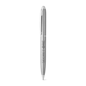 Penna Inox Nera Con Logo
