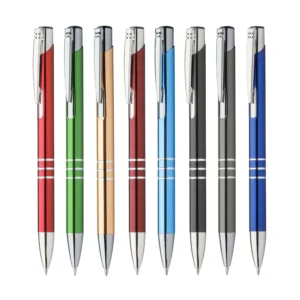 Penna Metallo Con Logo Colorate