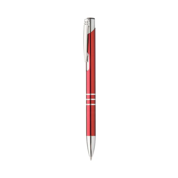 Penna Metallo Con Logo Rosso