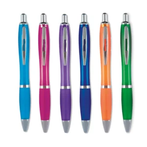 Penna Plastica Refill Nero Varianti Colore