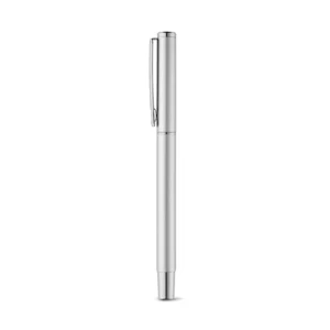 Penna Roller Con Incisione Con Logo Argento Lato