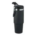 Bicchiere Termico Con Cannuccia Colore Nero