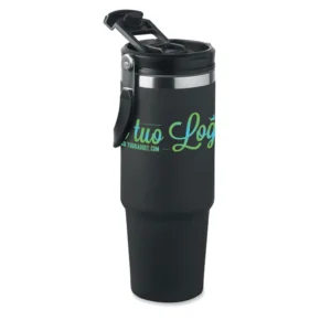 Bicchiere Termico Con Cannuccia Con Logo