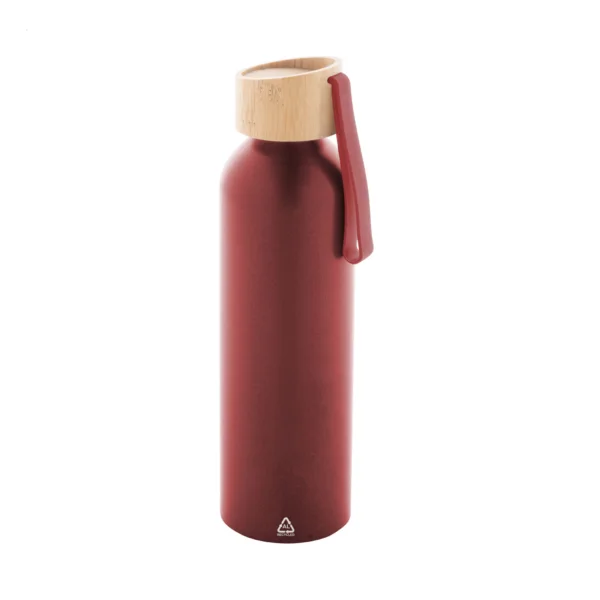 Borraccia In Alluminio Riciclato Rosso