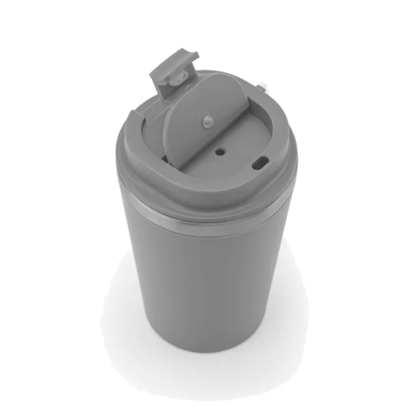 Tazze Caffe Termiche Coperchio Grigio