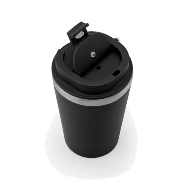 Tazze Caffe Termiche Coperchio Nero