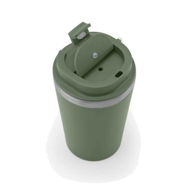 Tazze Caffe Termiche Coperchio Verde