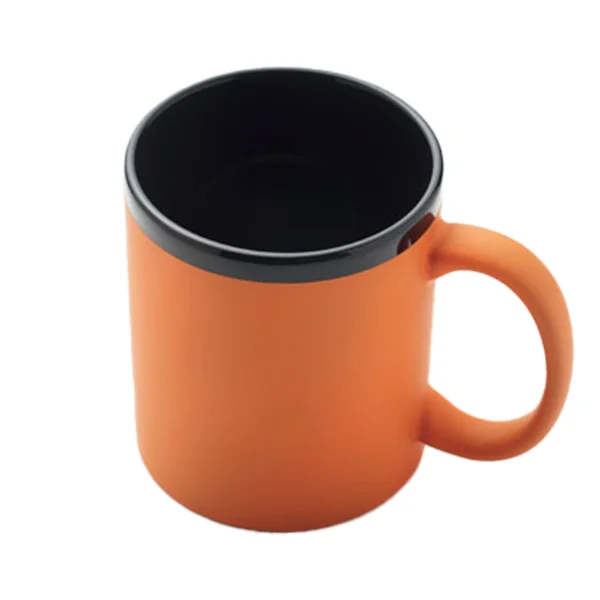 Tazze Con Logo Dentro Arancione