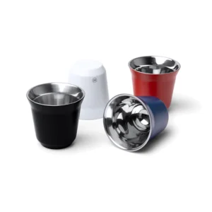 Tazzine Caffe Acciaio Colori Disponibili