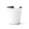 Tazzine Caffe Inox Colore Bianco