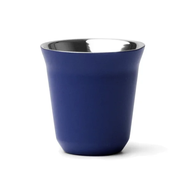 Tazzine Caffe Inox Colore Blu