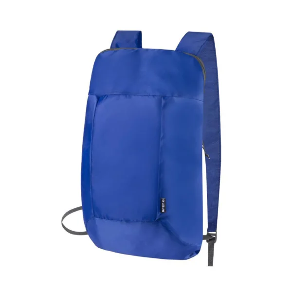 Zaino Pieghevole Con Logo Blu