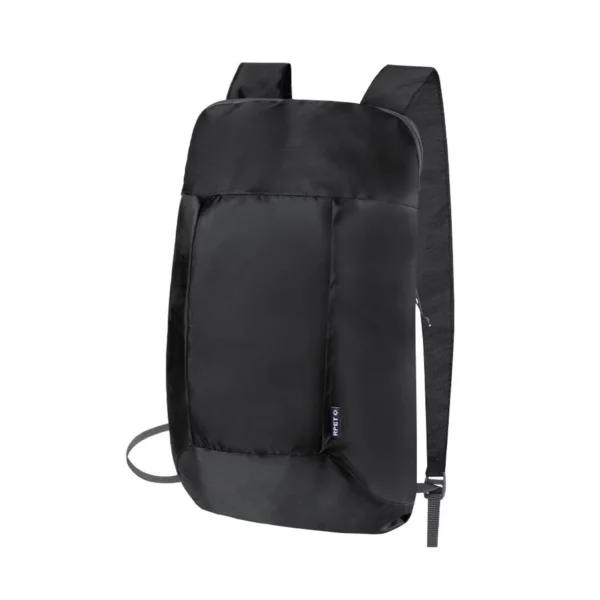 Zaino Pieghevole Con Logo Nero