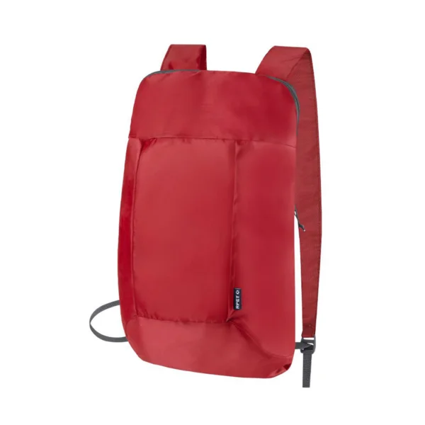 Zaino Pieghevole Con Logo Rosso