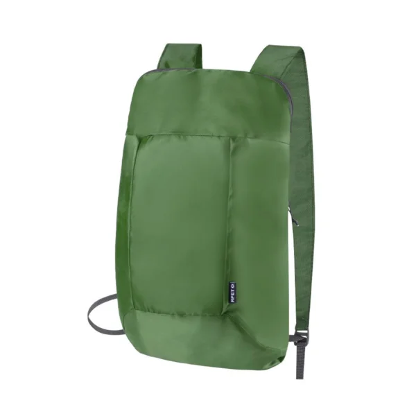 Zaino Pieghevole Con Logo Verde